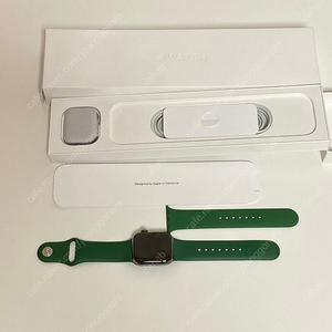 애플워치7 41mm 그라파이트 스테인리스 셀룰러 버젼 판매