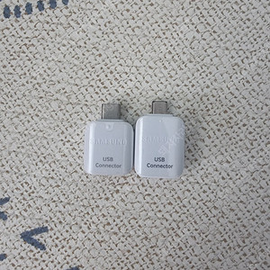 삼성 정품 5핀,C타입 USB 젠더 커넥터