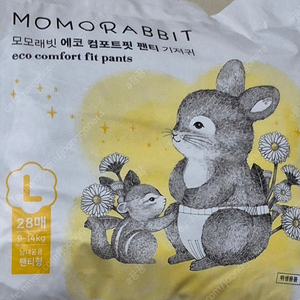 모머래빗 에코컴포트핏 팬티기저귀 L 1팩