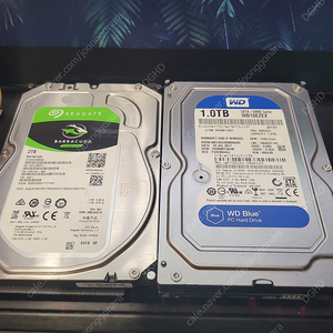 WD Blue 1TB, SEGATE BARRACUDA 2TB HDD 하드디스크