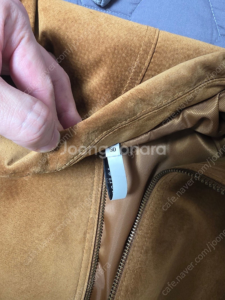KKST 노이어 콜라보 스웨이드 코치 블루종 [카멜] ...--3
