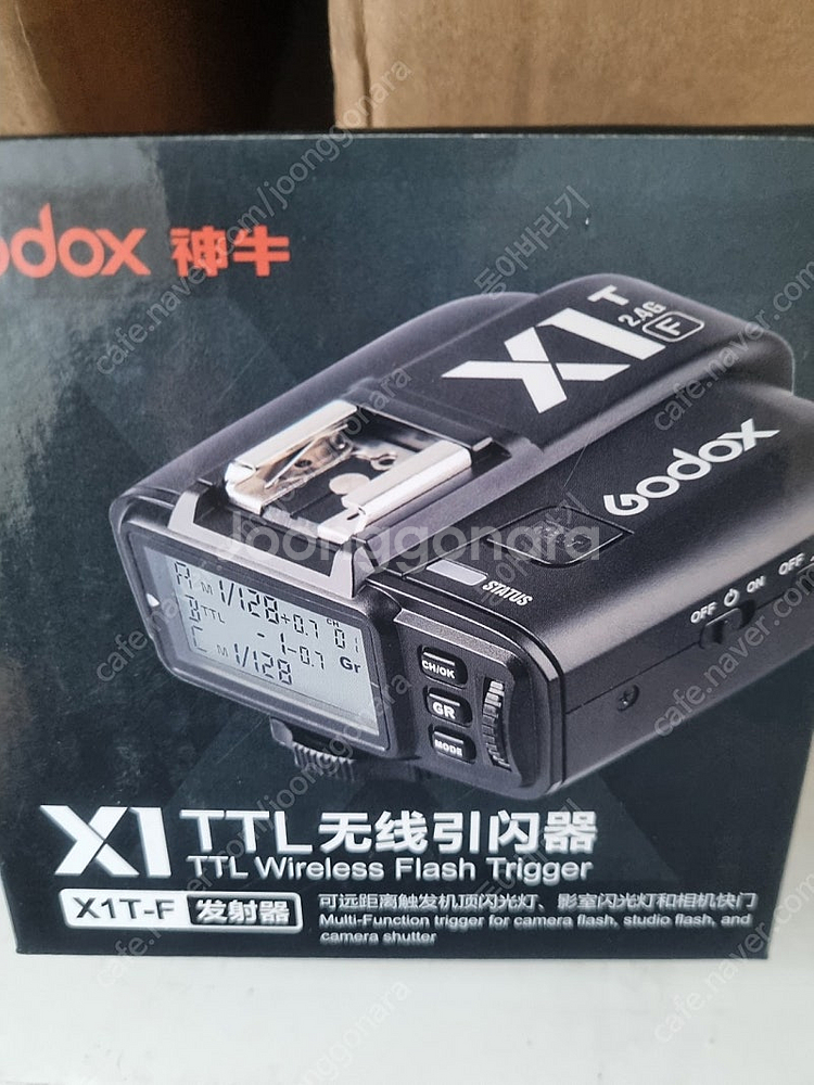 TTL 고독스 무선 동조기 미니 스피드라이트 x1tf 새제품--1