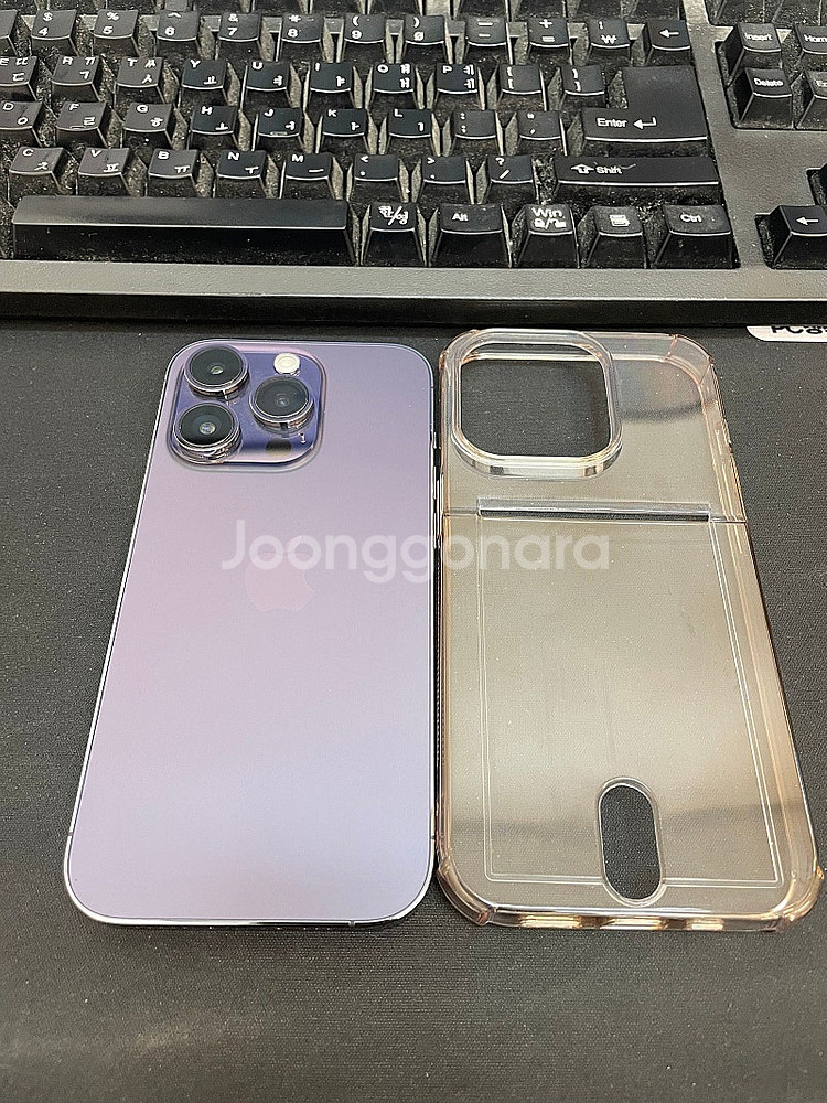 아이폰14프로 퍼플 256GB 상태좋은 중고65만팝니다...--0