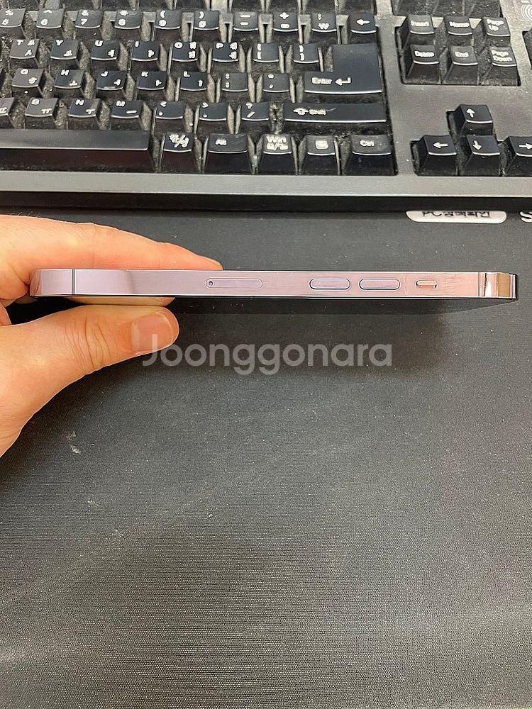 아이폰14프로 퍼플 256GB 상태좋은 중고65만팝니다...--6