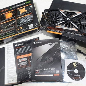 GIGABYTE GTX 1080Ti AORUS Xtreme 11GB 기가바이트 어로스 익스트림 1080ti 그래픽카드