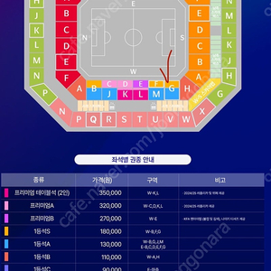 6/10 대한민국VS쿠웨이트 1등석S 축구 경기 티켓(2자리 연석 원가양도)