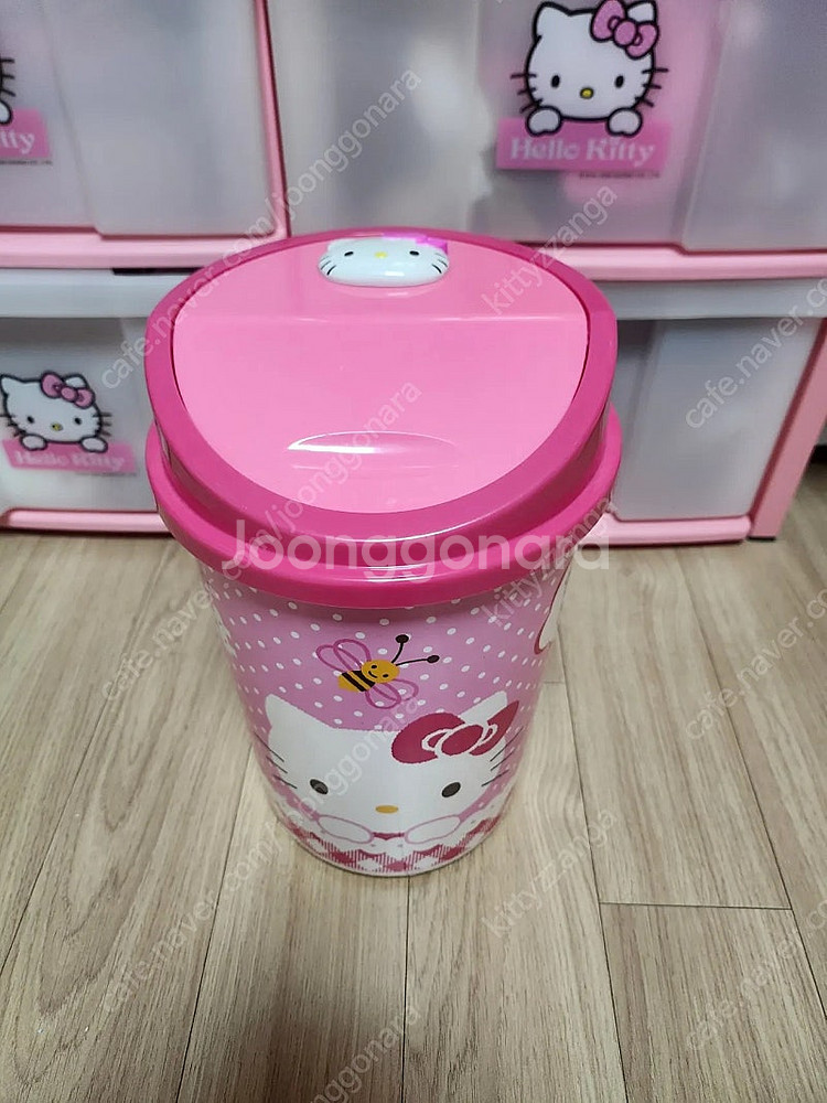 고전키티 휴지통 헬로키티--0