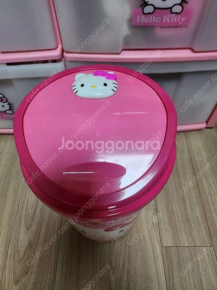 고전키티 휴지통 헬로키티--1