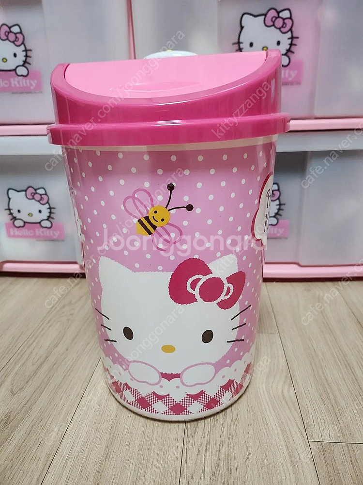 고전키티 휴지통 헬로키티--3