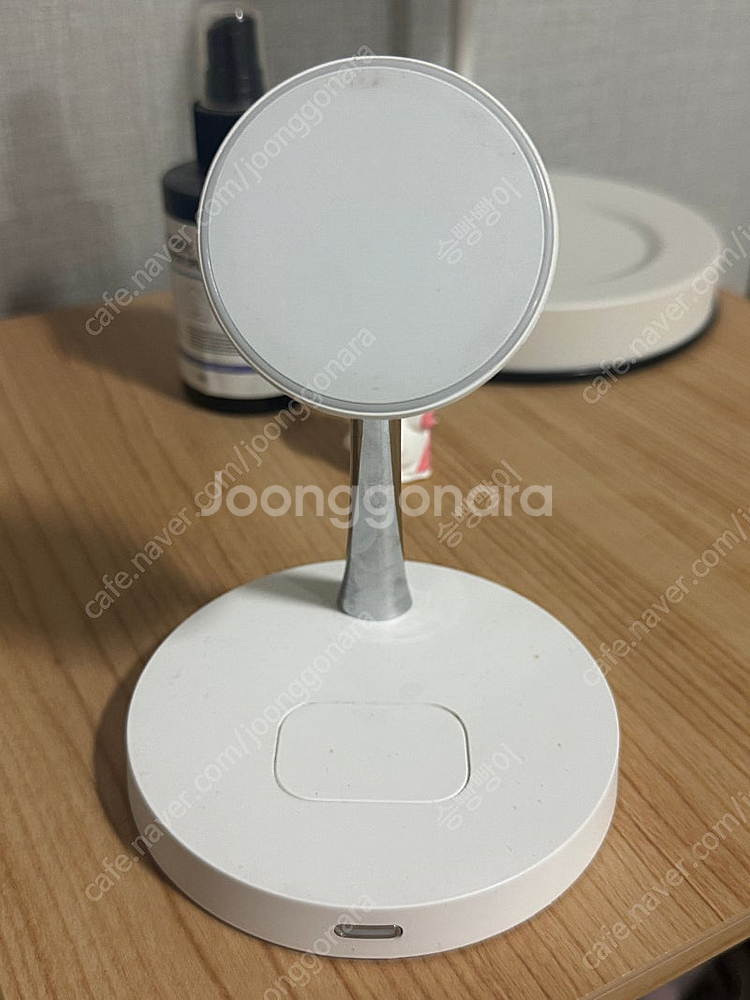 만렙 2in1 아이폰 맥세이프 무선 충전기--0