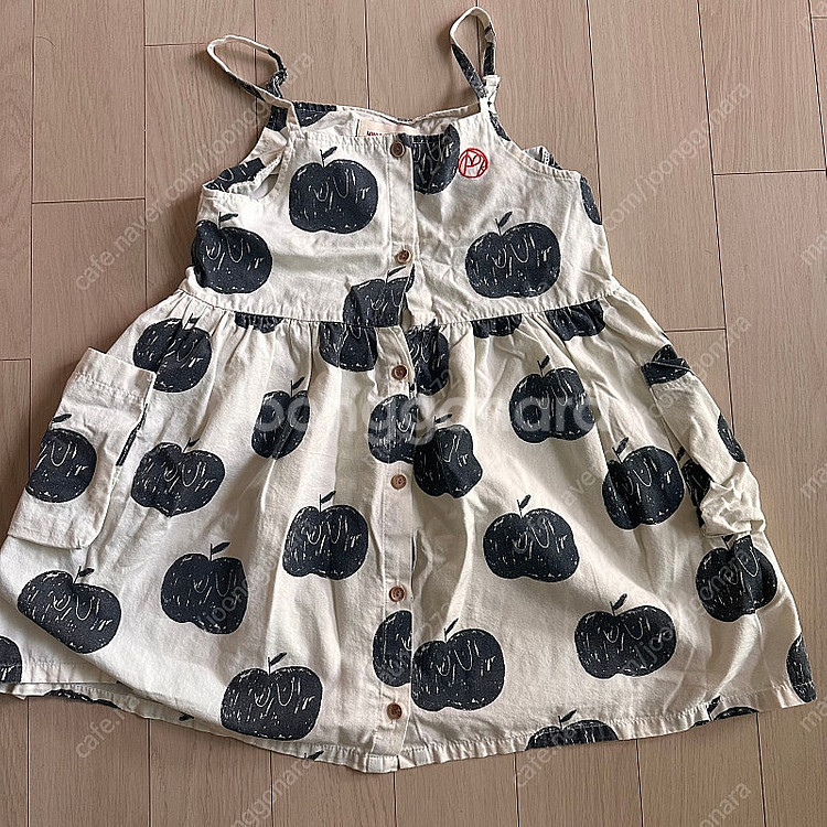 미니피에스마켓/miniparket/ 블랙사과원피스(24‘Ss)8-9세 /여자아이원피스/여아여름원피스--1