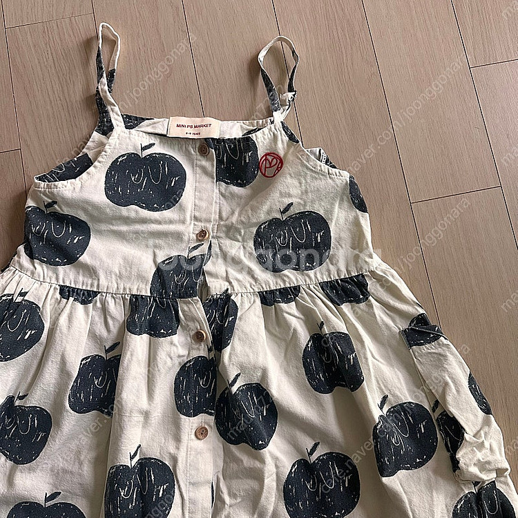 미니피에스마켓/miniparket/ 블랙사과원피스(24‘Ss)8-9세 /여자아이원피스/여아여름원피스--3