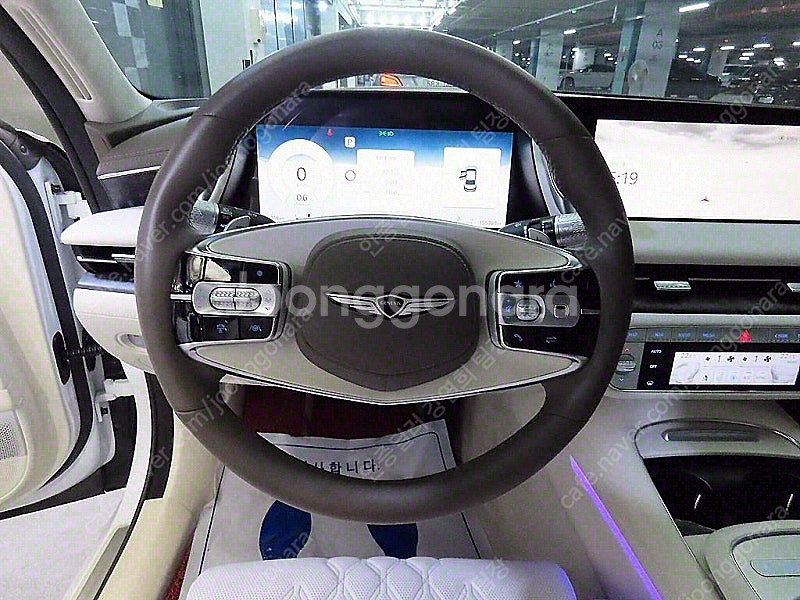 제네시스 G90 중고 제네시스 중고 가격 흰색 2022...--8