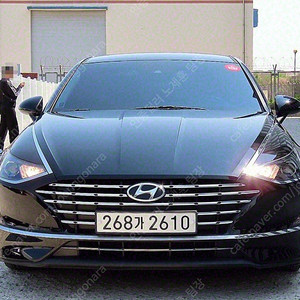 현대 쏘나타 중고 소나타 DN8 중고 검정색 2021년식 26,873km 스마트 중고차카페