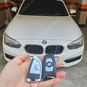 BMW 1시리즈 F바디 구형 자동차키 올키 분실시 차문잠김, 시동불가 상황 긴급 SOS 당일 출동 키복사, 최신형 칼날 스마트키 추가 제작