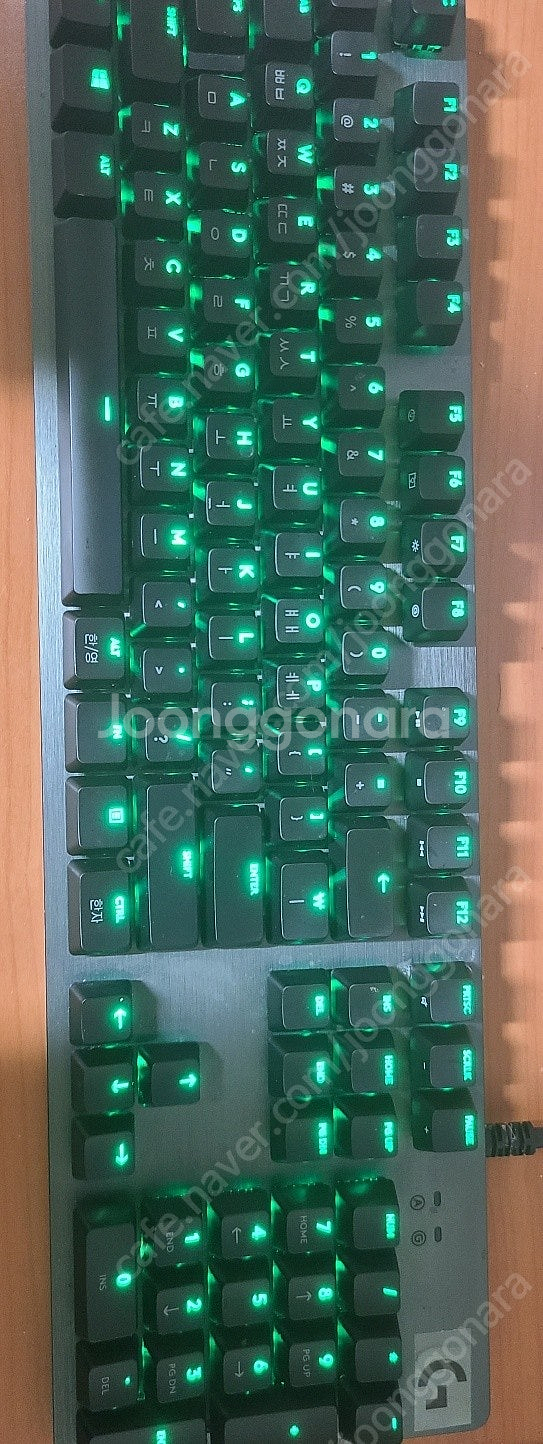 로지텍 게이밍키보드 G512GX 카본 브라운 팝니다--0