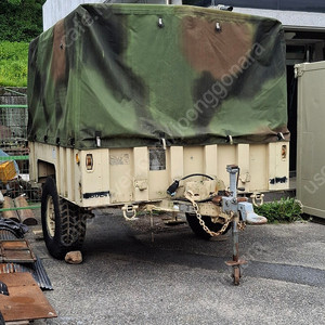 미군 험비 트레일러