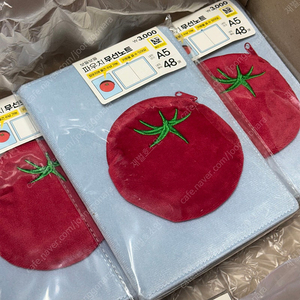다이소 토마토 무선노트 다이어리 북커버