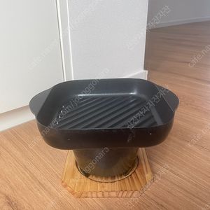 화로+그릴팬 2개, 고체 연료