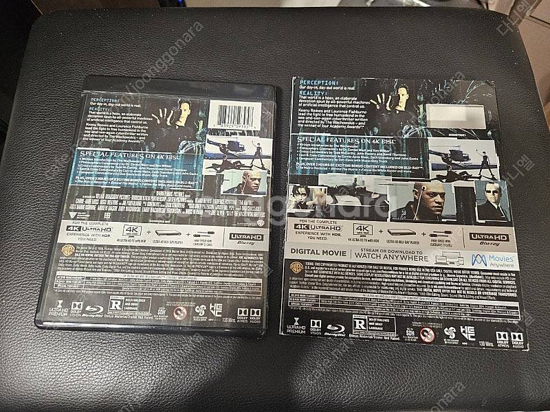 4K UHD 블루레이 매트릭스 판매합니다.--1