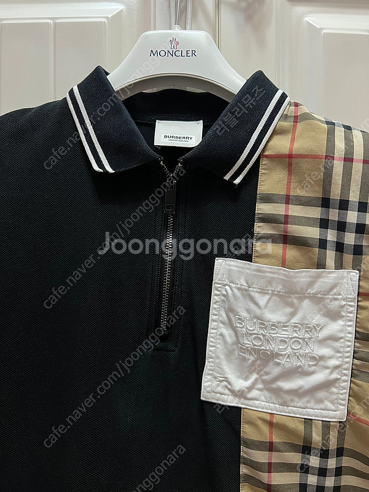 버버리 칠드런 키즈 남아 PK 카라 티셔츠 카라티, 팬...--1