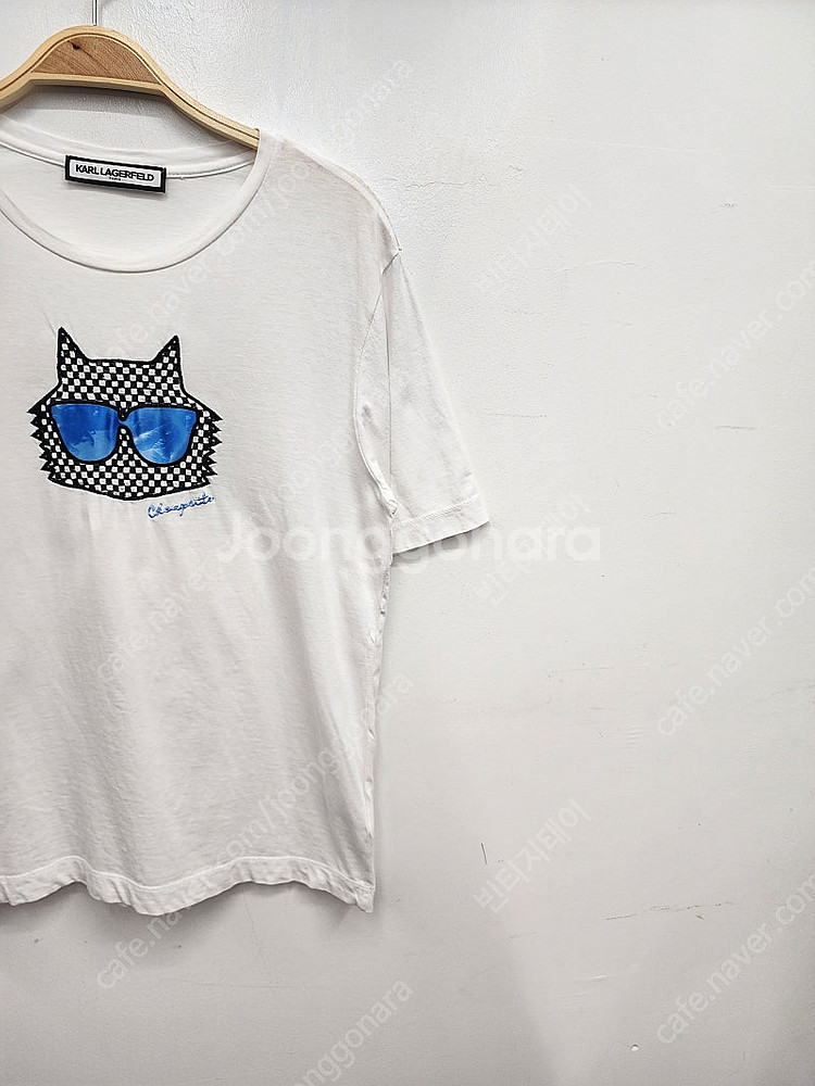 칼라거펠트 여성 반팔 티셔츠(90사이즈)--1