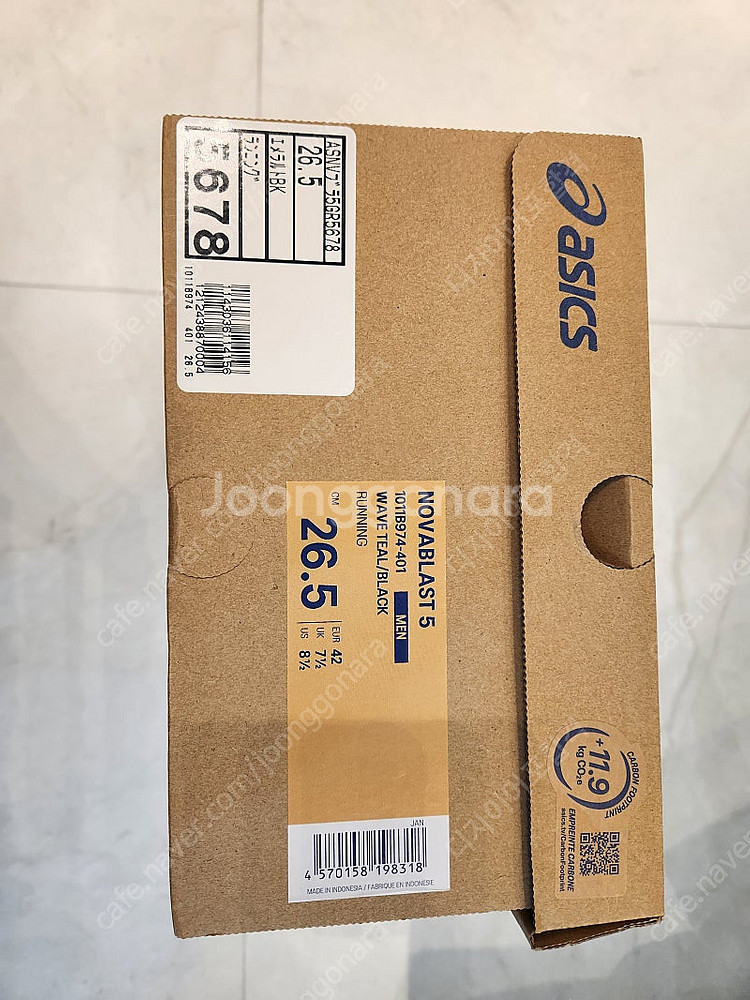 아식스 노바블라스트5 265 새상품--0