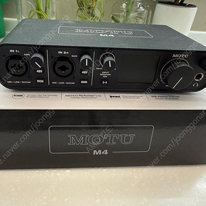 Motu M4 오디오인터페이스