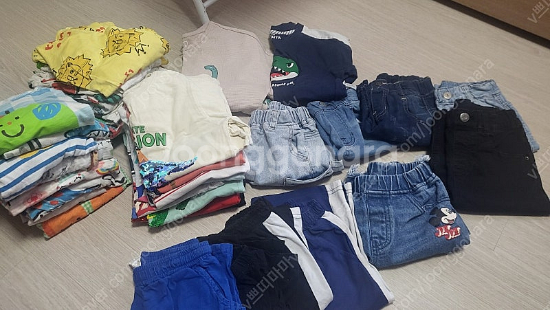 남아 120 상 하의 실내복 일괄판매--0
