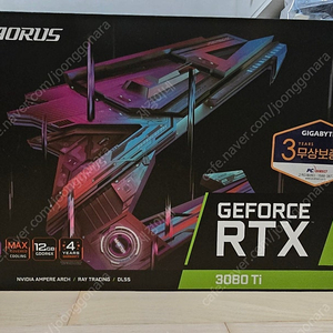 기가바이트 RTX 3080TI 어로스 마스터