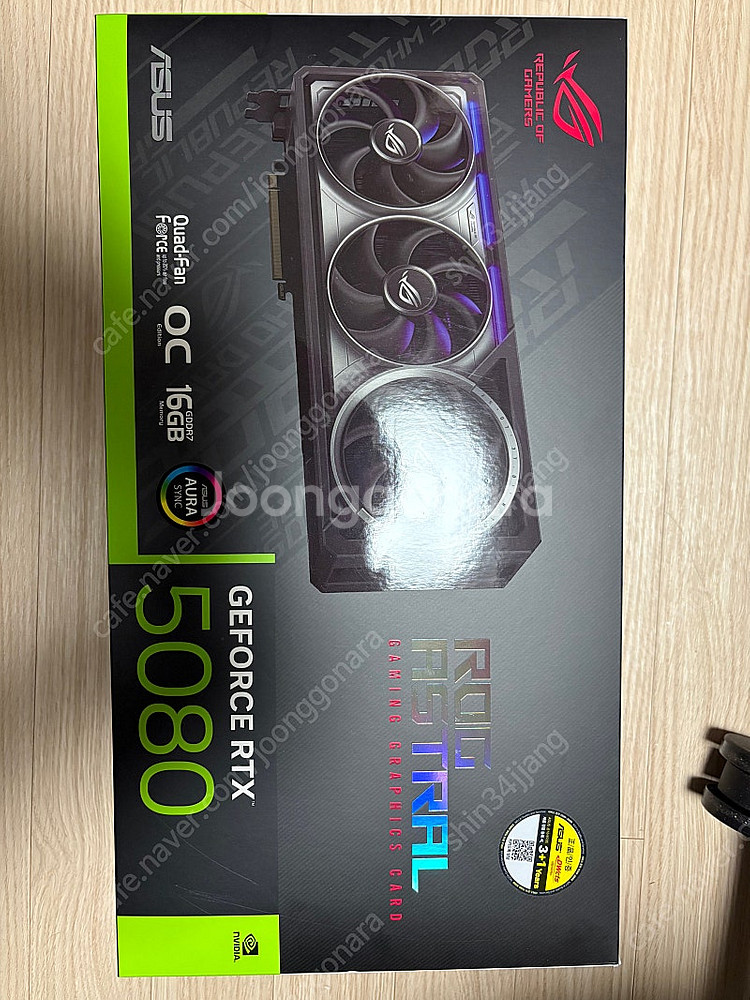 ASUS ROG Astral 지포스 RTX 5080 판...--0