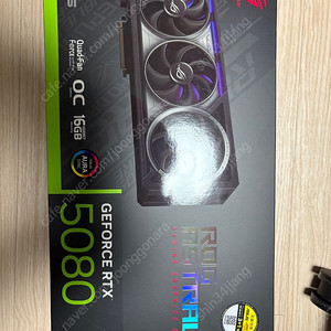 ASUS ROG Astral 지포스 RTX 5080 판매합니다