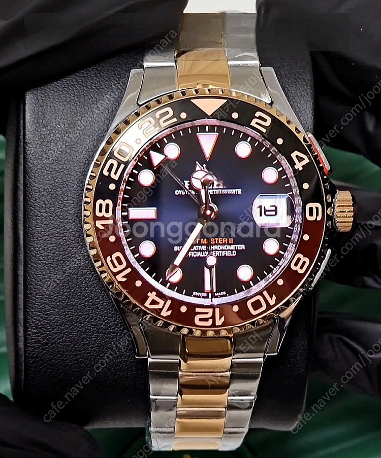 갤럭시워치4 클래식 42mm R사 루트비어 커스텀 제품...--0