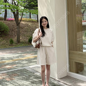 리앙쥬 쿠션반팔 맨투맨 세트