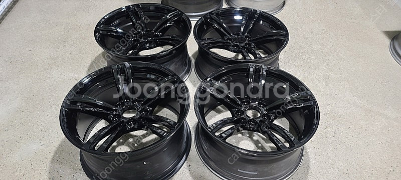 bmw 5시리즈 437M 블랙유광 19인치 순정휠 대품...--0