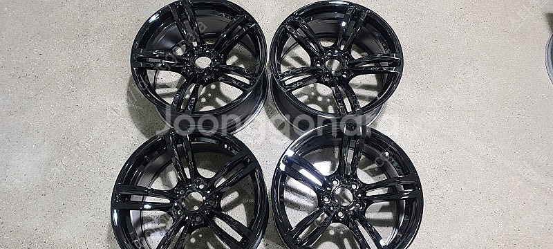 bmw 5시리즈 437M 블랙유광 19인치 순정휠 대품...--3