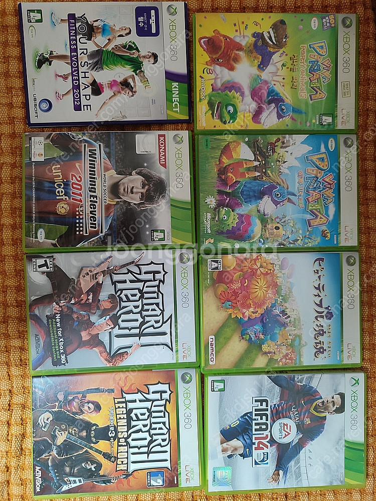 Xbox 360 게임 타이틀 모음 기타히어로 비바 피냐...--0