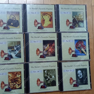 the world favorite popular(영화음악 팝송) 9CD