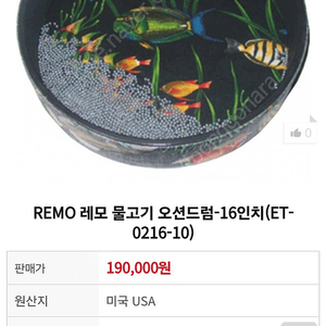 오션드럼 NEMO(16인치)외 악기들
