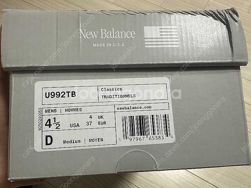 뉴발란스 USA 992 트리플블랙--1