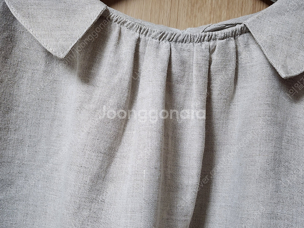 55 66 린넨 자수 쉬폰 블라우스 티셔츠 바지 스커트...--3