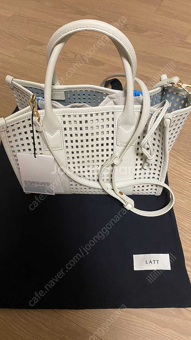 Latt 레더 버킷 백 펀칭백 여름 가방 래트바이티 타...--1