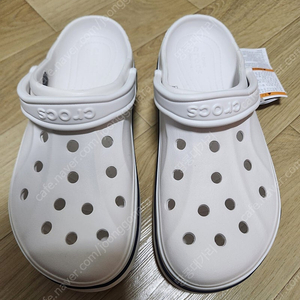 새상품 크록스 바야밴드 화이트 280