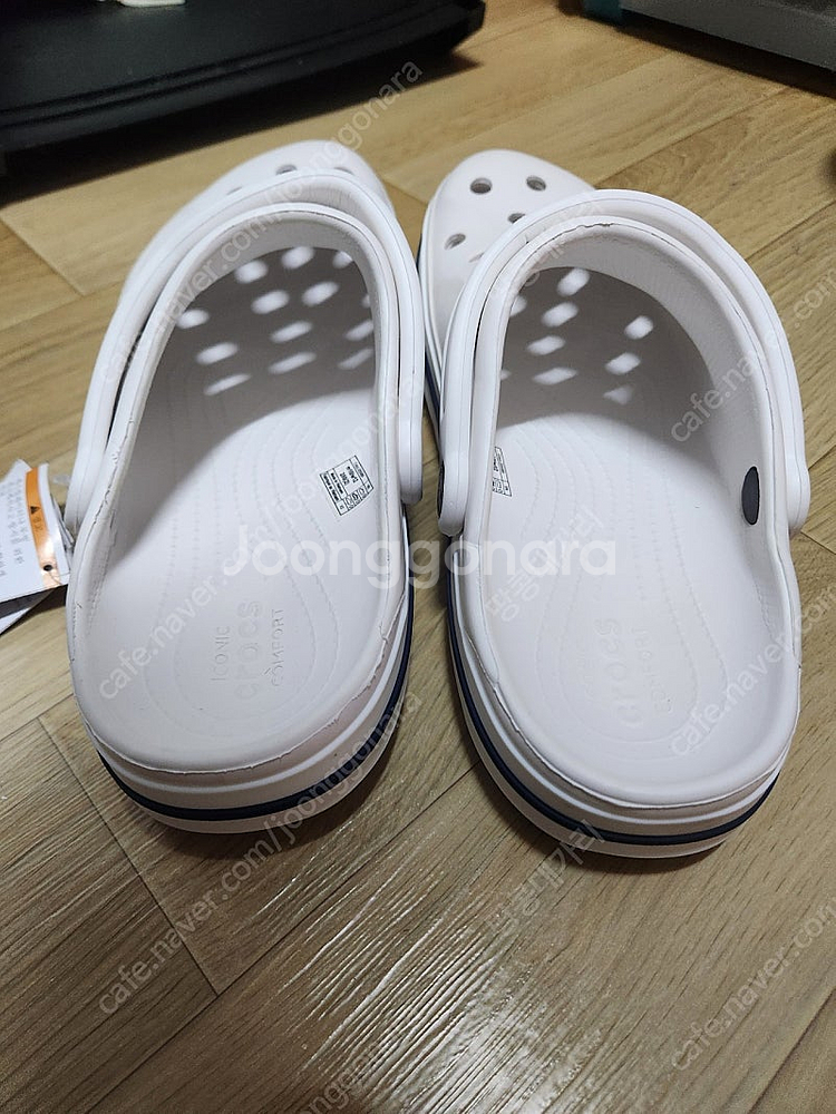 새상품 크록스 바야밴드 화이트 280--1