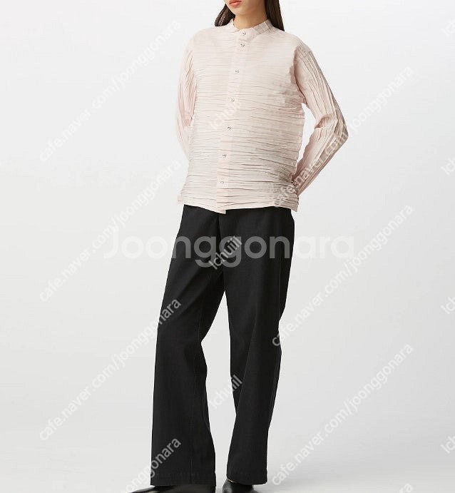 이세이미야케 하트 탑,셔츠,블라우스 플리츠플리즈 ~--1
