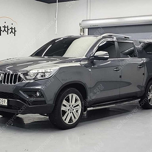 쌍용 렉스턴 스포츠 칸 중고 차 쌍용 렉스턴 스포츠 중고차 픽업트럭 중고 회색 2019년식 디젤 2.2 4WD 프로페셔널 S 중고자동차