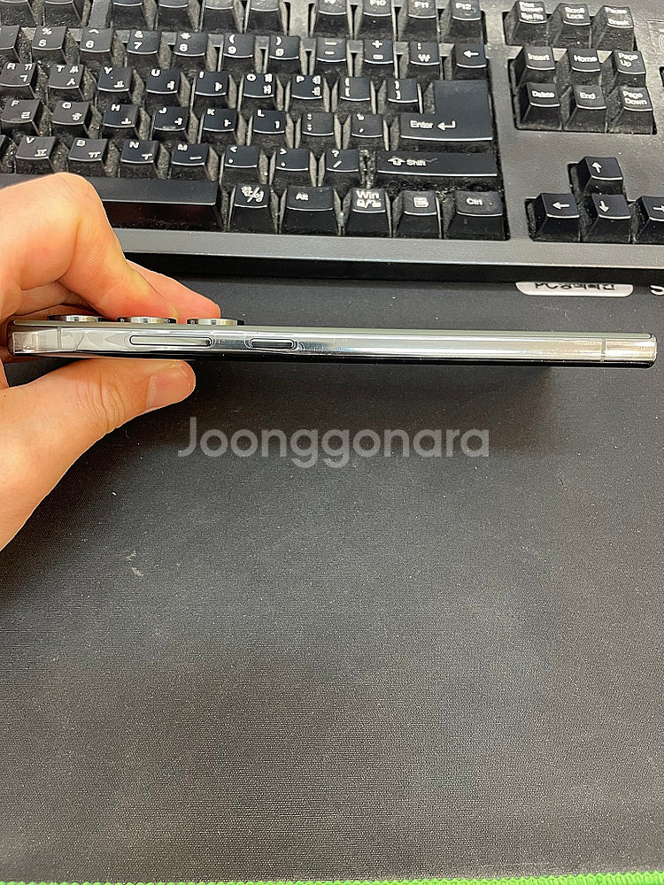 갤럭시S23울트라 그린 256GB 무잔상 상태좋은 중고...--4