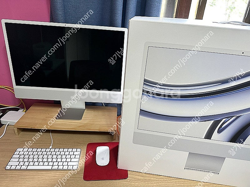 Apple 2023 아이맥 24 M3, 실버, 10코어...--0