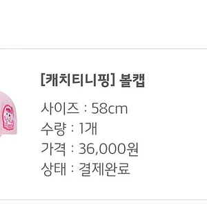 기아X티니핑 모자, 직관가방