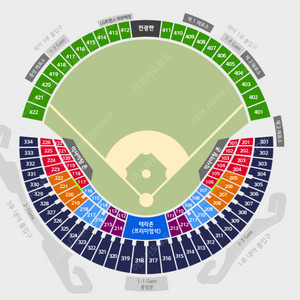 6월 10일 LG트윈스 vs SSG랜더스 101구역 4열 4연석